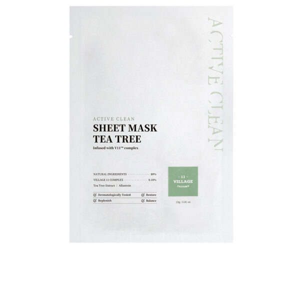 Village 11 ACTIVE CLEAN sheet mask tea tree 23 gr