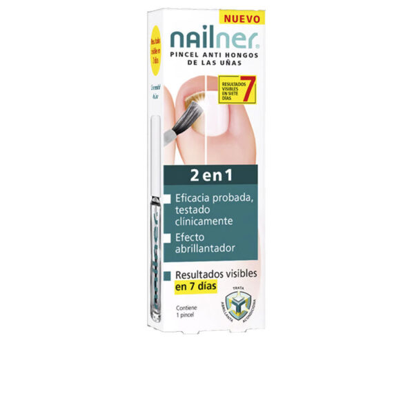 NAILNER BRUSH 2 IN 1 anti-fungal nail brush 5 ml