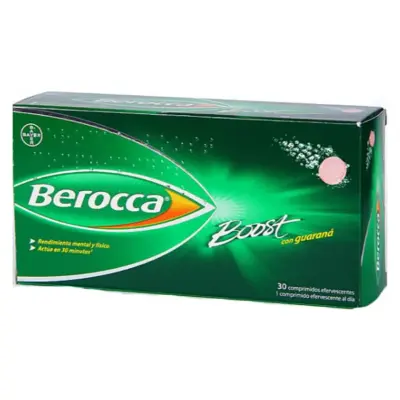 Berocca Boost 30 Effervescent Tablets Guarana