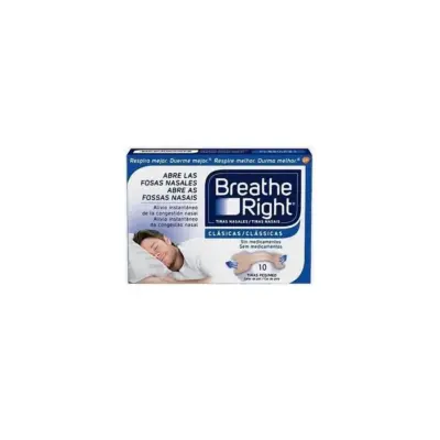 Breathe Right Nasal Strips Small Size 10 Units