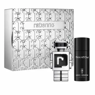 Paco Rabanne Phantom Eau De Toilette Spray 100ml Set 2 Pieces