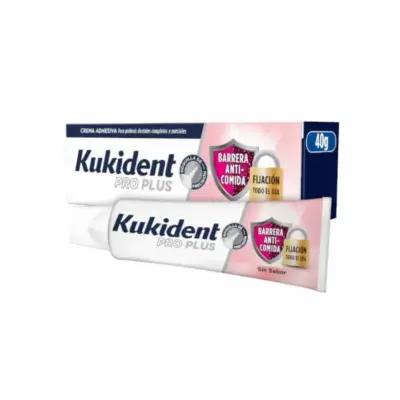 Kukident Pro Plus Adhesive Cream All-Day Hold Flavorless 40g