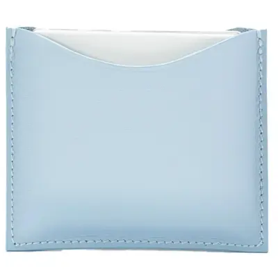 La Bouche Rouge Blue Leather Compact Case