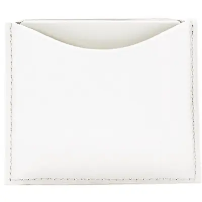 La Bouche Rouge White Leather Compact Case