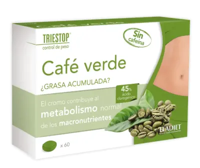 Eladiet Triestop Cafe Verde Sin Cafeina 60 Comp