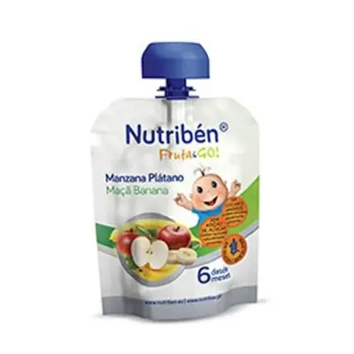 Nutriben Fruit & Go Apple And Banana 90g