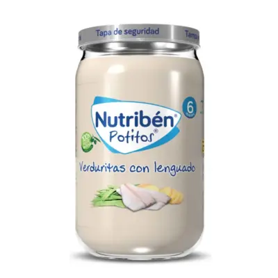 Nutribén Jar Vegetables with Sole 235 g