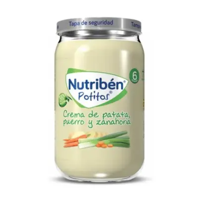 Nutribén Potato, Leek & Carrot Cream Jar 235 g