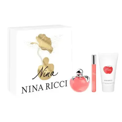 Nina Ricci Nina Eau De Toilette Spray 50ml Set 3 Pieces