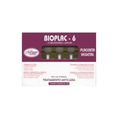 Nurana Bioplac-6 Anti Hair Loss Treatment Ampoules 6x10ml