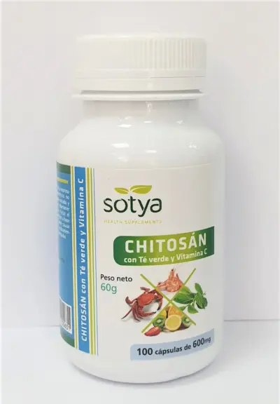 Sotya Chitosan Te Verde Vit C 100 Caps