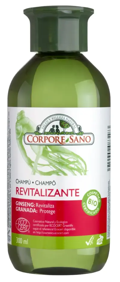 Corpore Champu Revitalizante Ginseng y Granada 300ml Bio