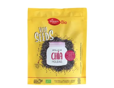 Granero Vitaseeds Semillas De Chia Molidas Bio 200g