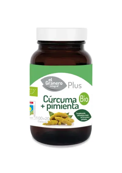 Granero S Curcuma Pimienta Bio 440 Mg 100 20 Caps