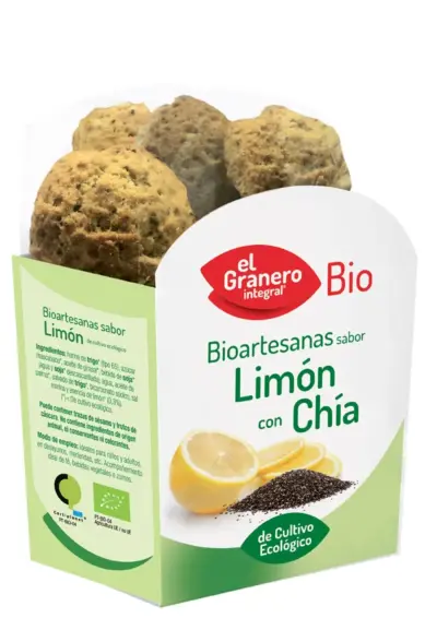 Granero Galletas Artesanas Sabor Limon Con Chia 250g