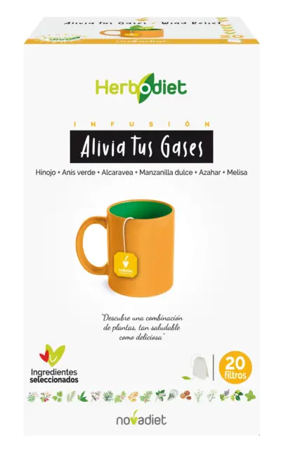 Novadiet Herbodiet Alivia Tus Gases 20