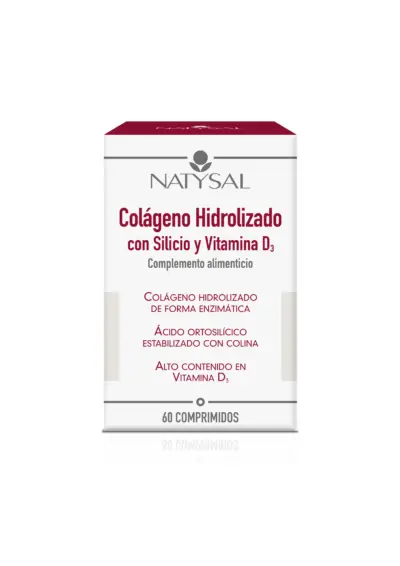 Natysal Colageno Con Silicio Vit D3 60 Comp