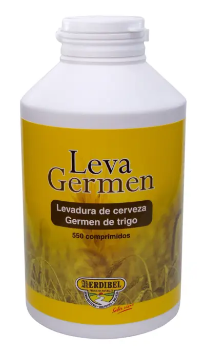 Herdibel Levadura Germen Trigo 650 Mg 600 Comp