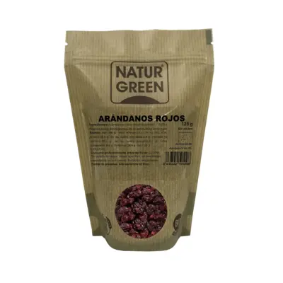 Naturgreen Arandanos Rojos Deshidratados Bio 125g