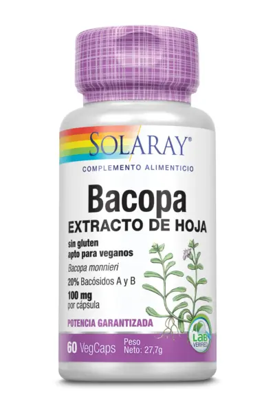 Solaray Bacopa 100 Mg 60 Vcaps