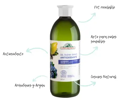Corpore Gel De Baño Antioxidante 600ml