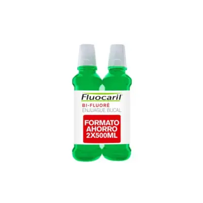 Fluocaril Mouthwash Bi Fluore 2x500ml Duo