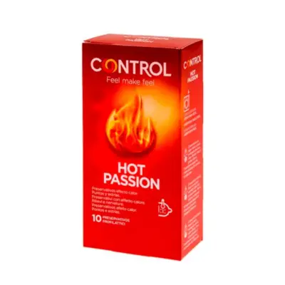Control Hot Passion Condoms Warming Effect 10U