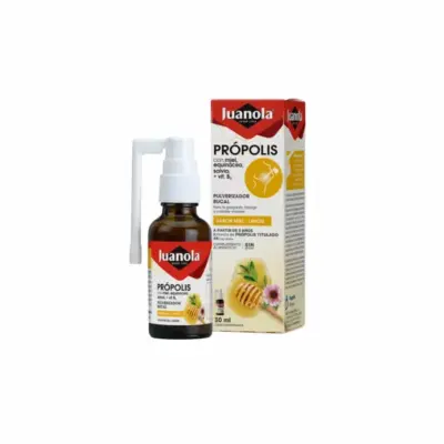 Juanola Propolis with Honey, Echinacea, Sage+ Vitamin B3 Oral Spray 30ml