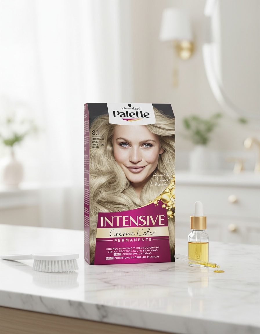 PALETTE INTENSIVE dye #8.1-light ash blonde 1 u 2 PALETTE INTENSIVE dye #8.1-light ash blonde 1 u - Image 2