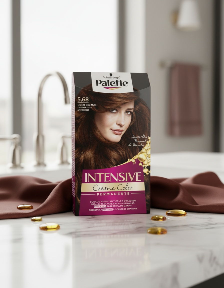 PALETTE INTENSIVE dye #5.68-light reddish brown 1 u 2 PALETTE INTENSIVE dye #5.68-light reddish brown 1 u - Image 2