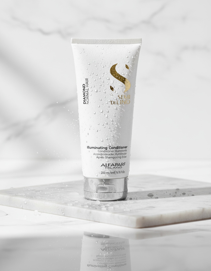 SEMI DI LINO DIAMOND illuminating conditioner 200 ml 2 SEMI DI LINO DIAMOND illuminating conditioner 200 ml - Image 2
