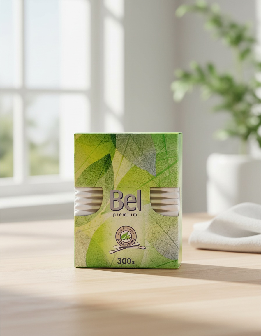 BEL PREMIUM bastoncillos 100% sin plástico 300 pz 2 BEL PREMIUM bastoncillos 100% sin plástico 300 pz - Image 2