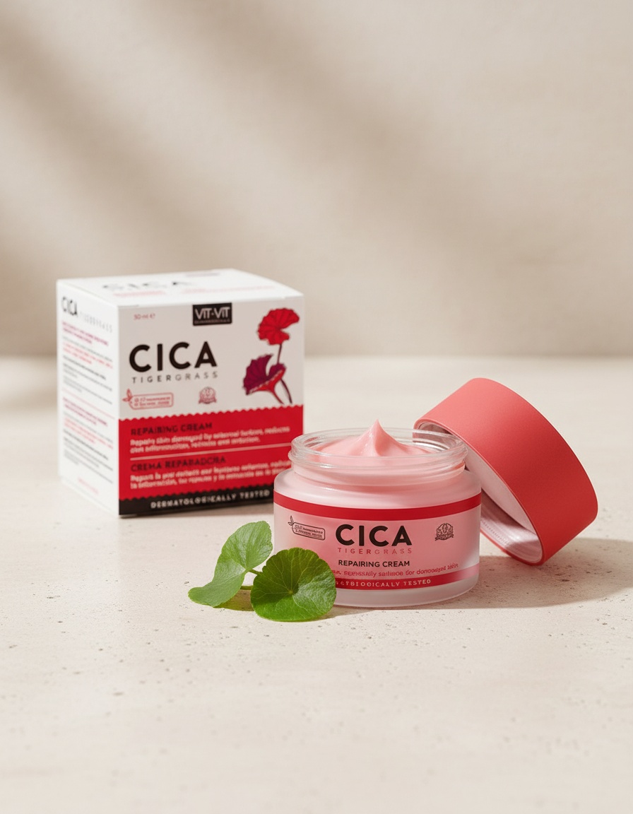 Diet esthetic VIT VIT COSMECEUTICALS CICA TIGERGRASS repairing cream 50 ml 2 Diet esthetic VIT VIT COSMECEUTICALS CICA TIGERGRASS repairing cream 50 ml - Image 2