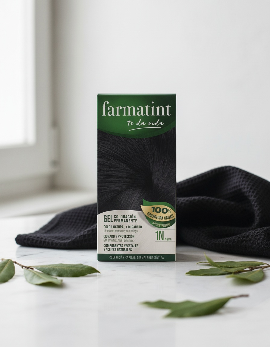 FARMATINT GEL permanent color #1n-black 5 u 2 FARMATINT GEL permanent color #1n-black 5 u - Image 2