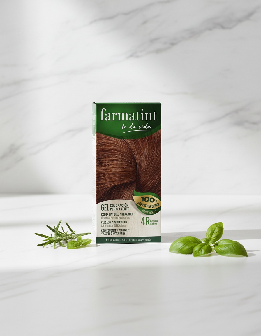 FARMATINT GEL permanent color #4r-copper brown 5 units 2 FARMATINT GEL permanent color #4r-copper brown 5 units - Image 2