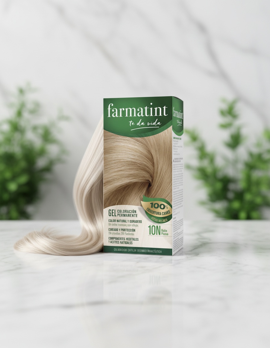 FARMATINT GEL permanent color #10n-platinum blonde 5 units 2 FARMATINT GEL permanent color #10n-platinum blonde 5 units - Image 2