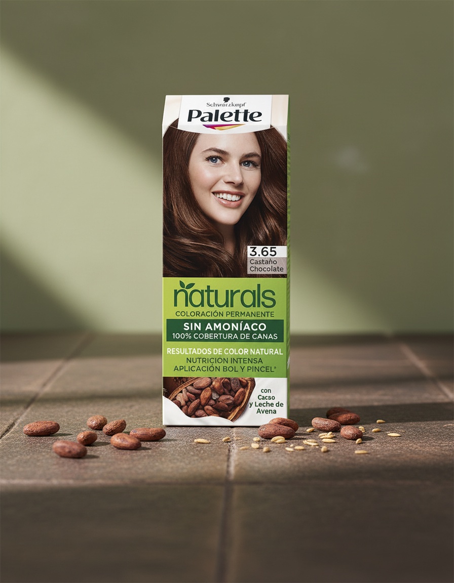 PALETTE NATURAL dye #3.65-chocolate brown 1 u 2 PALETTE NATURAL dye #3.65-chocolate brown 1 u - Image 2