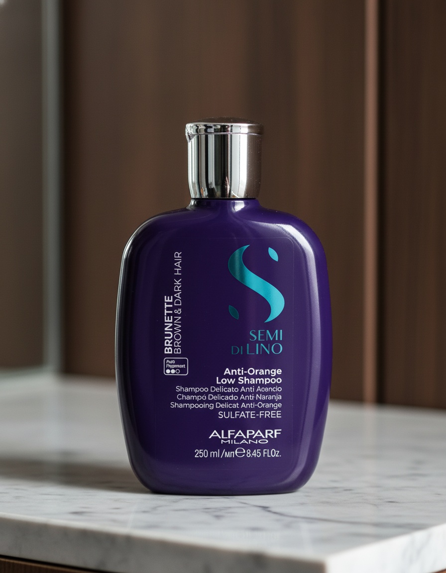 SEMI DI LINO brunette brown & dark shampoo 250 ml 2 SEMI DI LINO brunette brown & dark shampoo 250 ml - Image 2