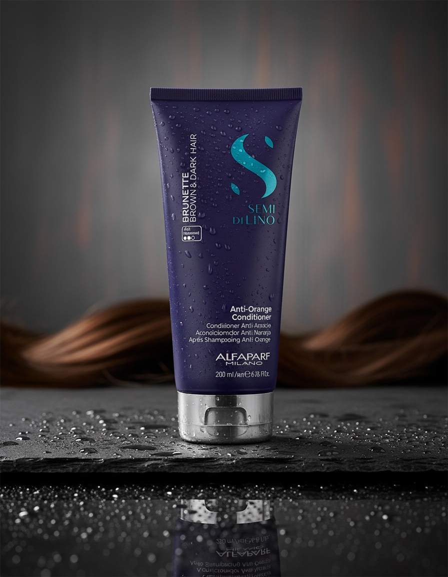 SEMI DI LINO brunette brown & dark conditioner 200 ml 2 SEMI DI LINO brunette brown & dark conditioner 200 ml - Image 2