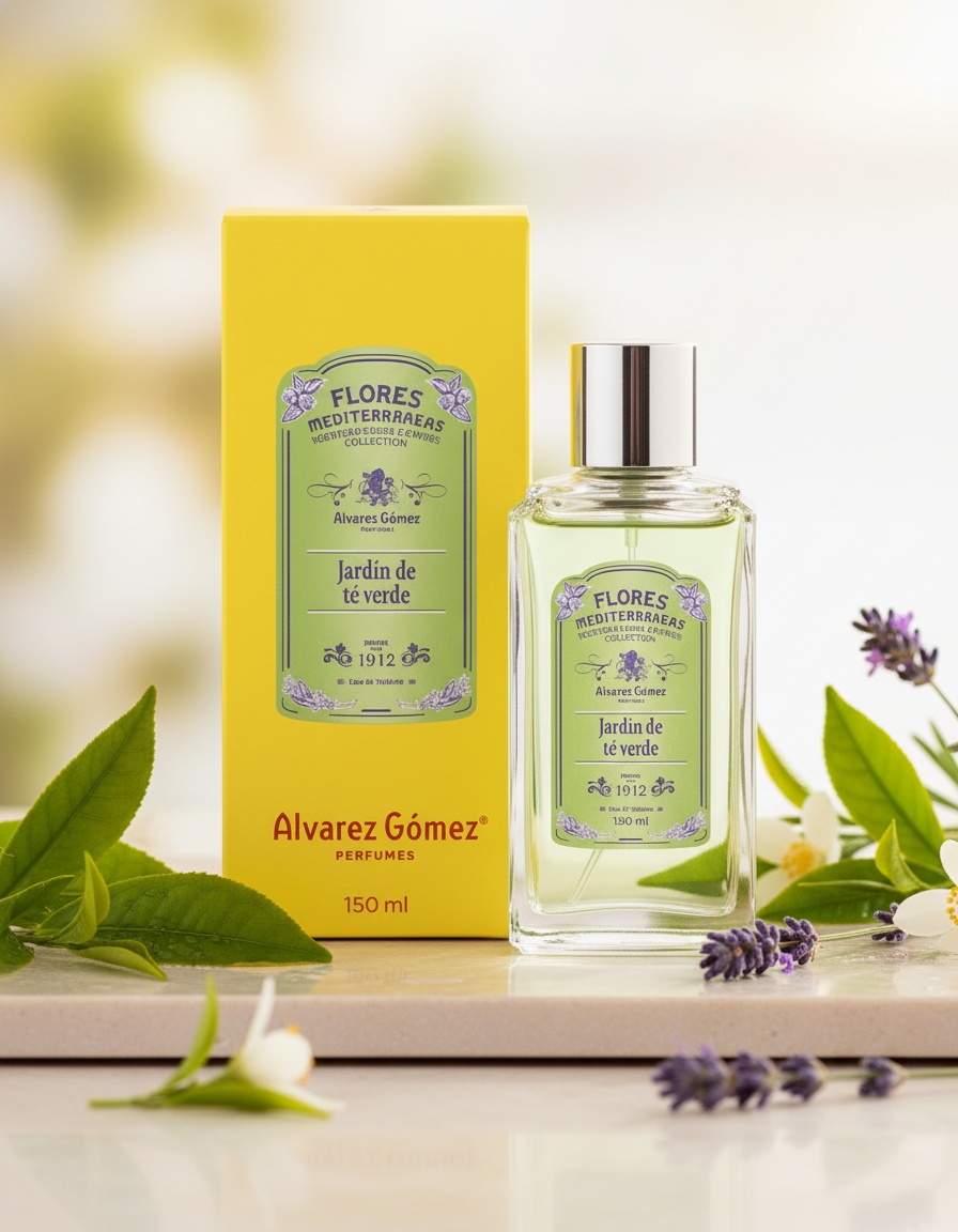 MEDITERRANEAN FLOWERS garden green tea eau de toilette spray 150 ml 2 MEDITERRANEAN FLOWERS garden green tea eau de toilette spray 150 ml - Image 2