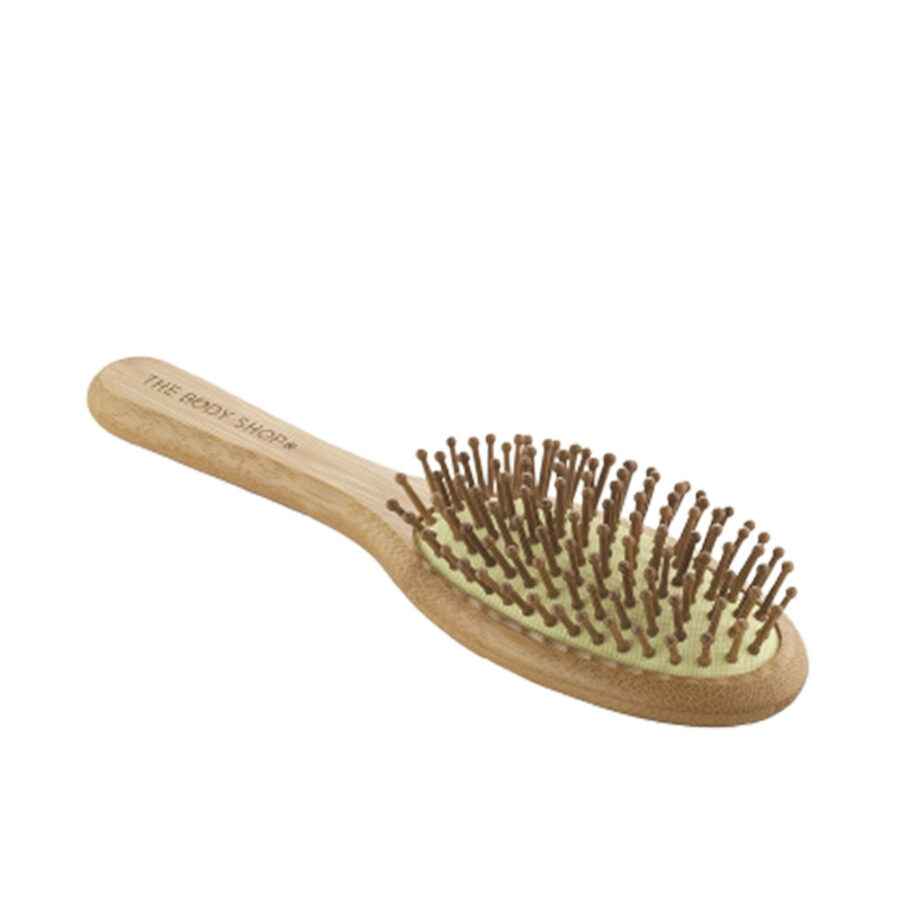 OVAL BAMBOO hair brush 1 u