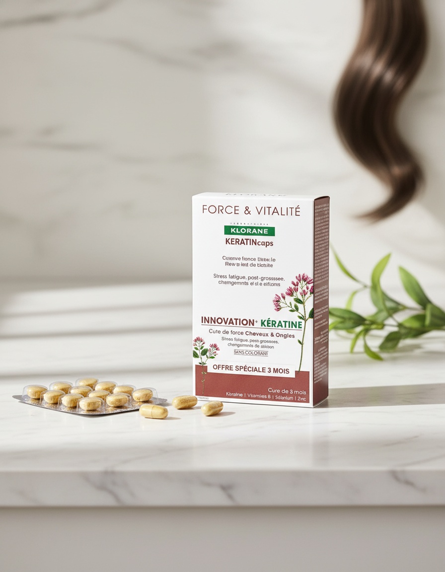 KERATINCAPS capsules to strengthen and revitalize hair pack 3 x 30 units 2 KERATINCAPS capsules to strengthen and revitalize hair pack 3 x 30 units - Image 2