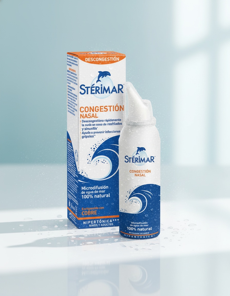Sterimar CONGESTIÓN NASAL spray 100 ml 2 Sterimar CONGESTIÓN NASAL spray 100 ml - Image 2