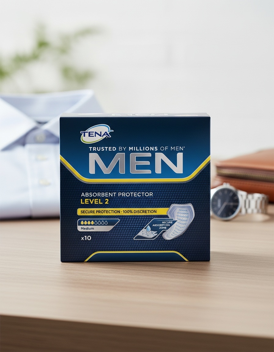TENA MEN LEVEL 2 protector 100% absorbente 10 u 2 TENA MEN LEVEL 2 protector 100% absorbente 10 u - Image 2