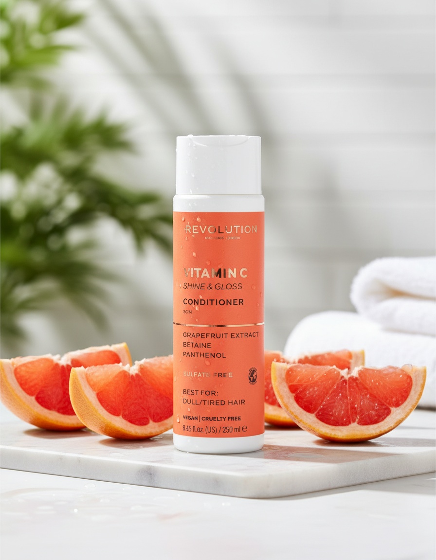 Revolution hair care VITAMIN C shine & gloss conditioner 250 ml 2 Revolution hair care VITAMIN C shine & gloss conditioner 250 ml - Image 2