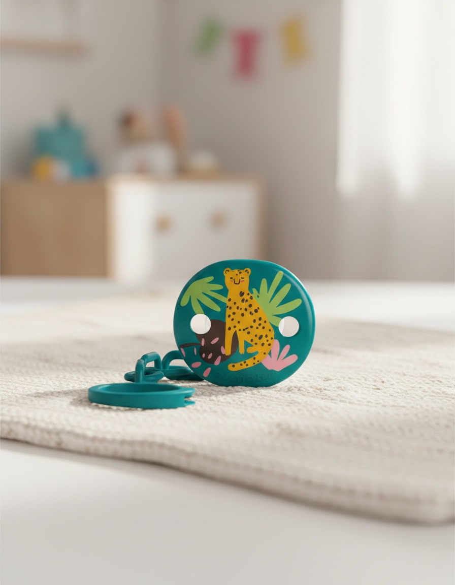 Suavinex PRINTS broche pinza cadenita ovalado 1 u 2 Suavinex PRINTS broche pinza cadenita ovalado 1 u - Image 2