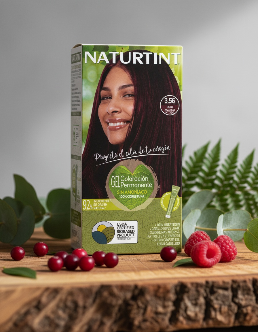 NATURTINT ammonia-free dye #3.56-Intense Radiant Red 170 ml 2 NATURTINT ammonia-free dye #3.56-Intense Radiant Red 170 ml - Image 2