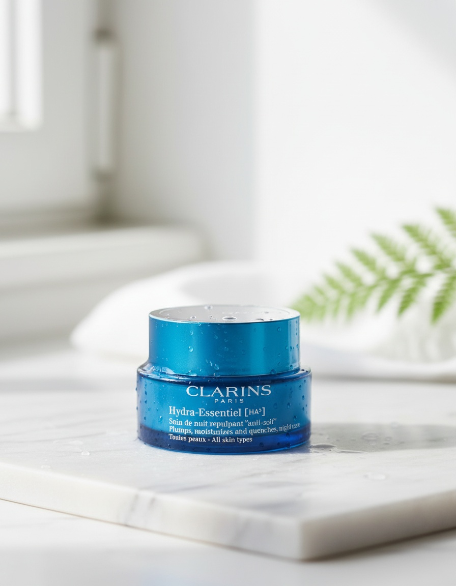 Clarins HYDRA ESSENTIEL moisturizing night cream 50ml 2 Clarins HYDRA ESSENTIEL moisturizing night cream 50ml - Image 2