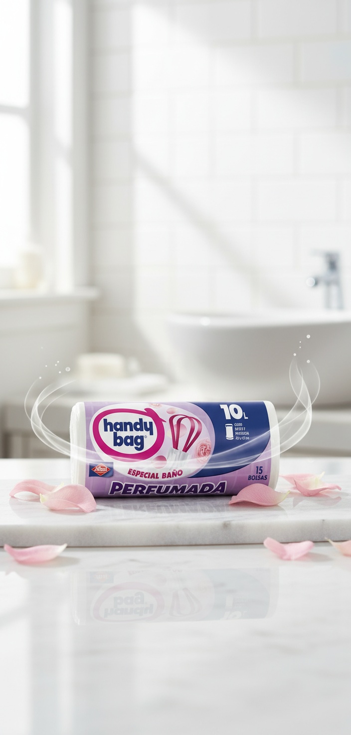 Albal HANDY BAG BATHROOM Scented garbage bag for bathroom 15 u 2 Albal HANDY BAG BATHROOM Scented garbage bag for bathroom 15 u - Image 2