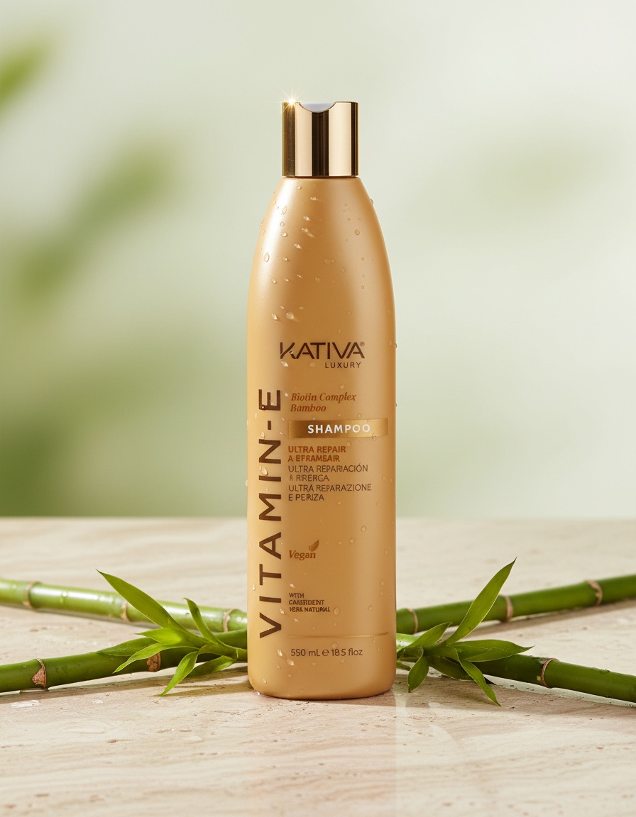 VITAMINA E biotina & bamboo shampoo 550 ml 2 VITAMINA E biotina & bamboo shampoo 550 ml - Image 2